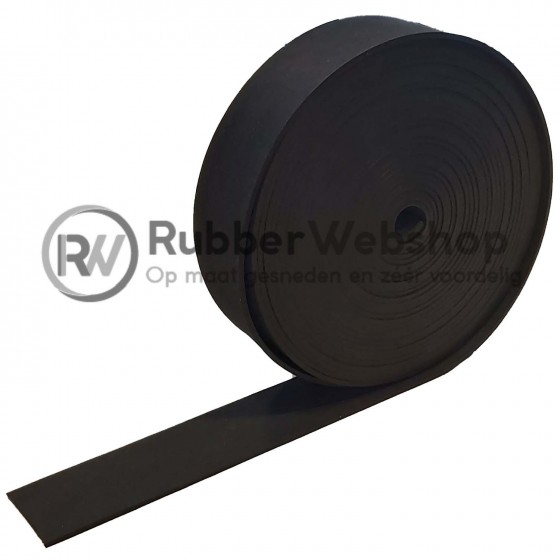 surfen koolstof Ga terug 100% EPDM rubber band | 50mm breed | 3mm dik | Rol 10 meter