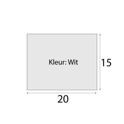 Wit siliconen mosrubber...