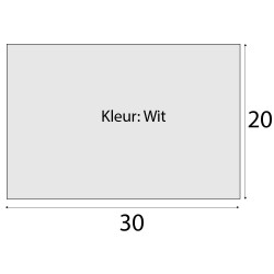 Wit siliconen mosrubber...