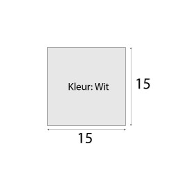 Wit siliconen mosrubber...